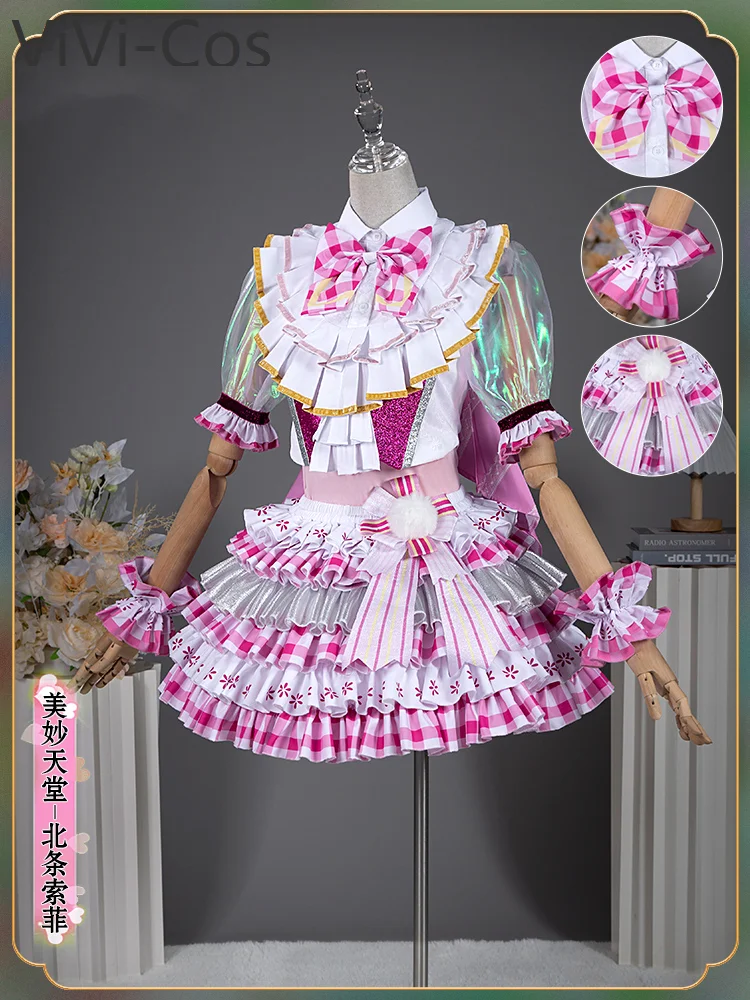 Фото ViVi-Cos Pripara Hojo Sophy женский костюм для косплея Cos Game аниме вечерние униформа Хэллоуин играть ролевая одежда одежда №2