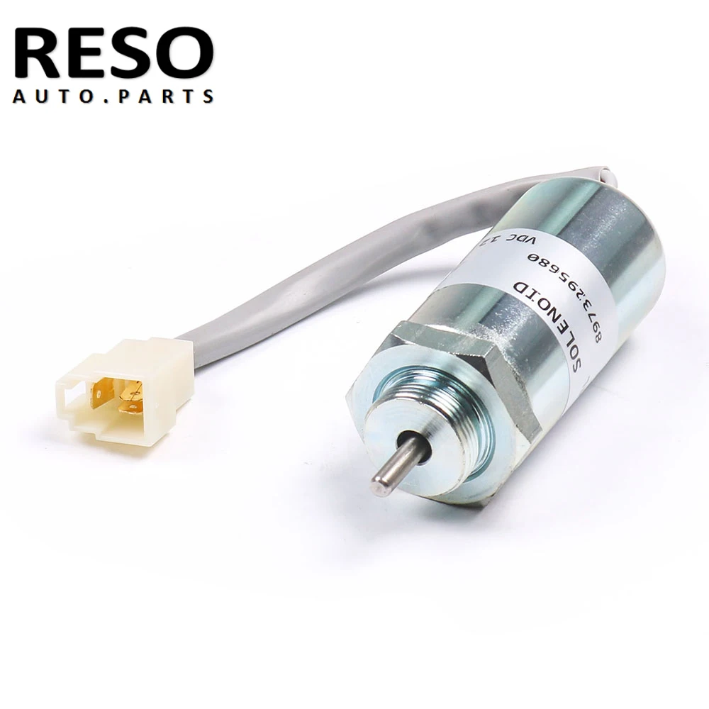 

RESO 12V Excavator Engine Stop Solenoid For ISUZU EX400 3LD1 3LD2 4LE1 12V Fuel Shutoff Solenoid 897329-5680 8973295680