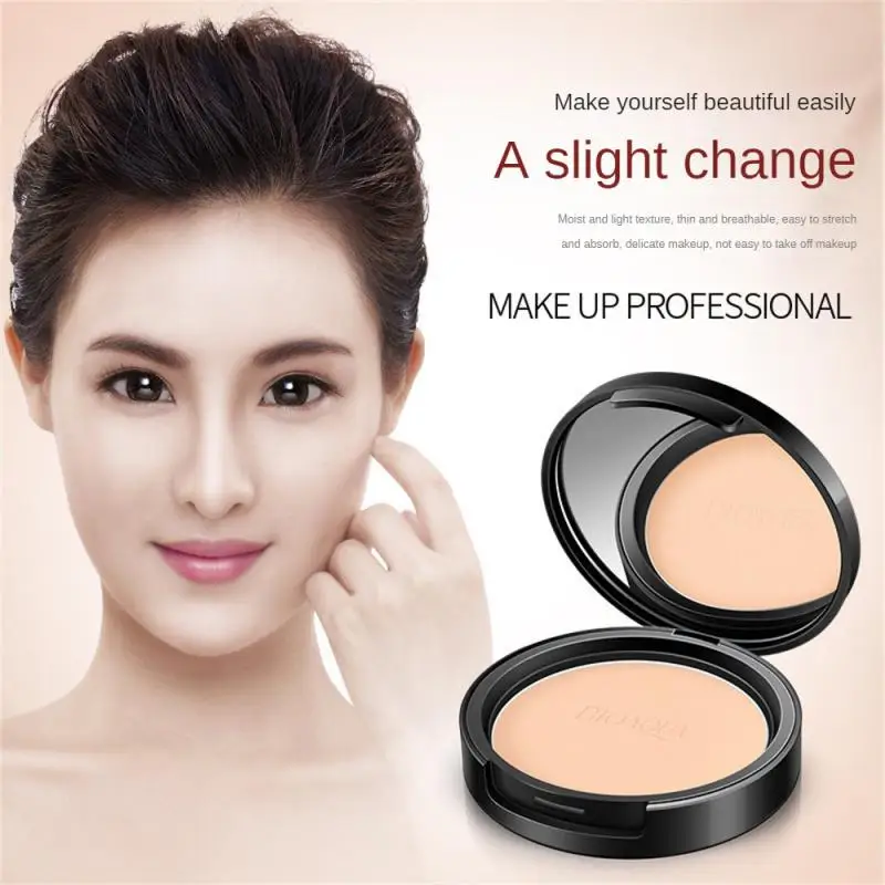 

Full Coverage Long Lasting Make Up Face Powder Foundation Smoothing Pressed Breathable Natural Face Powder Mineral Foundations