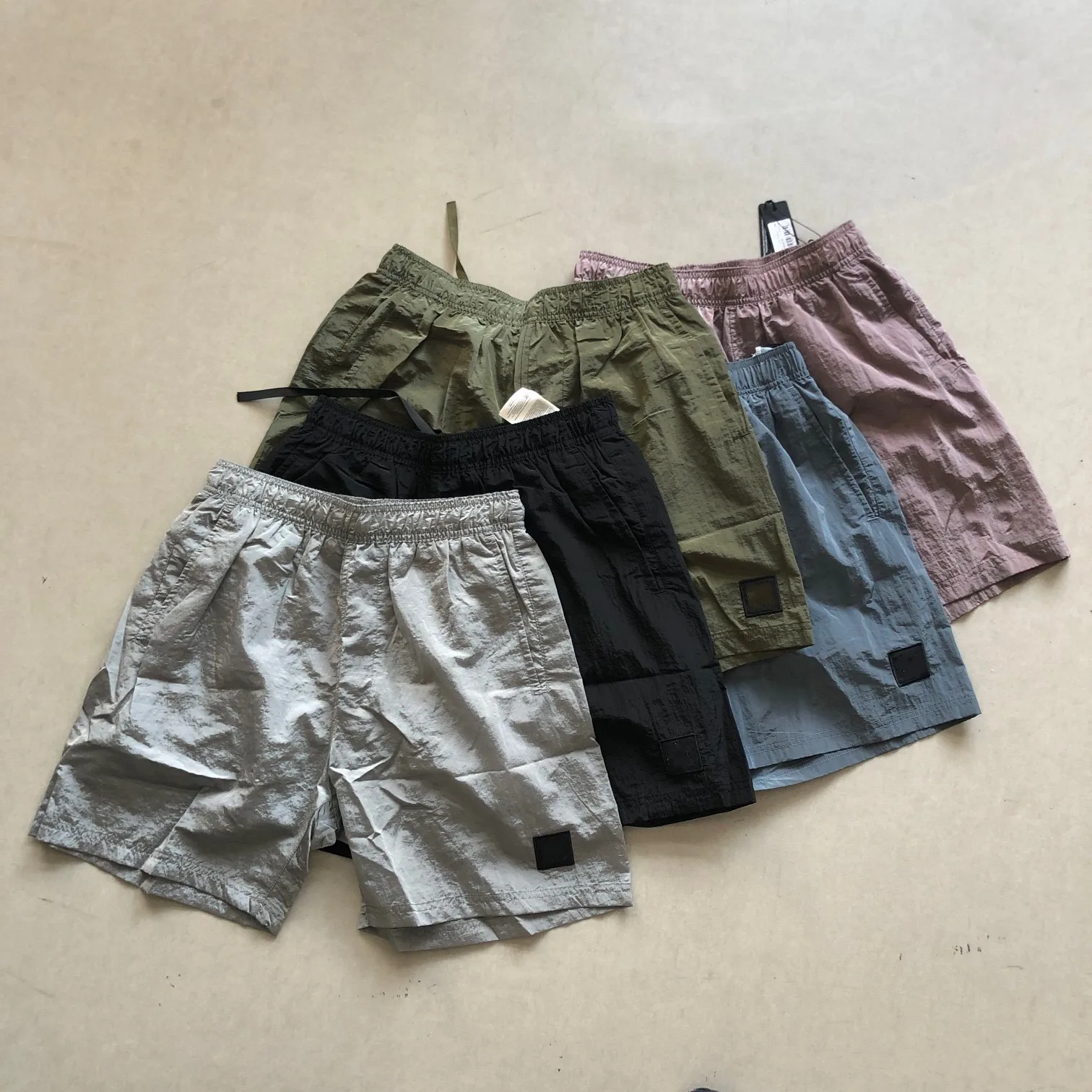 

Metal Nylon Compass Swim Pants Casual Sports Quick Drying Shorts
