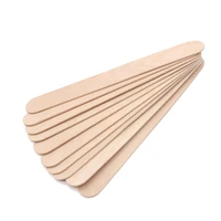 100pcs wooden sticks professional wax sticks hair removal sticks applicator spatula 15 x 1 7cm