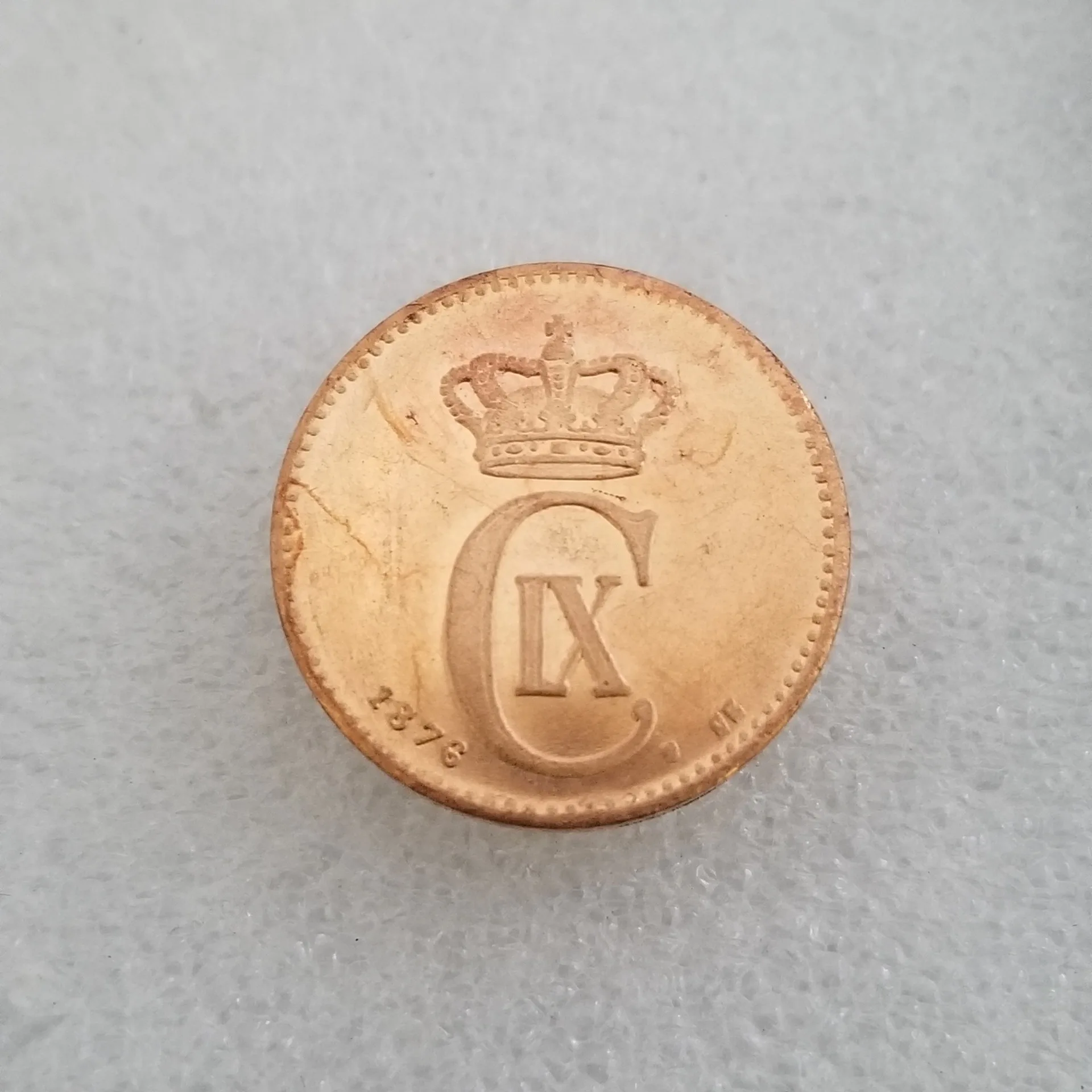 1876 голландские золотые и серебряные монеты украшение для дома волшебная монета