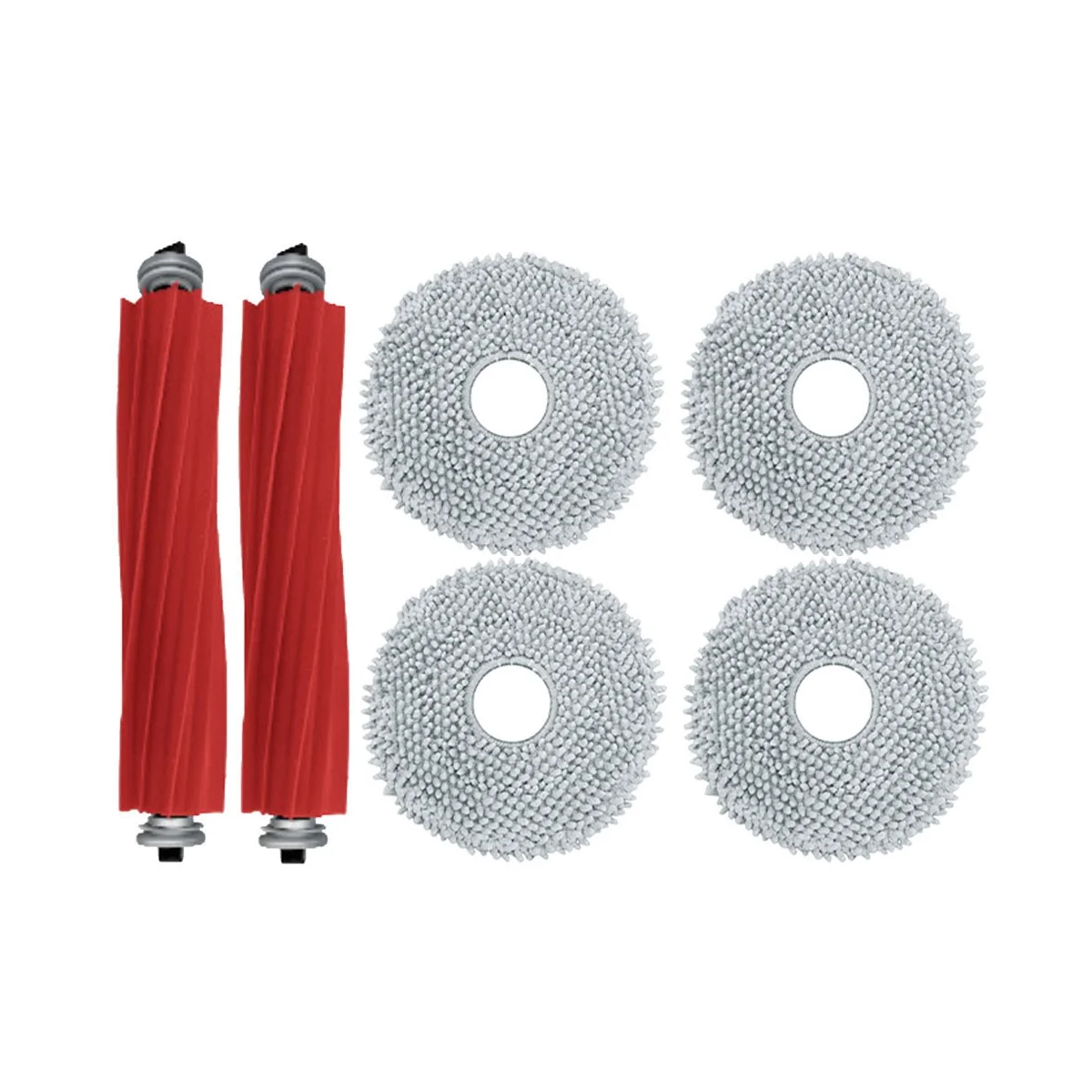 

Sweeping Machine Replacement Accessories for P10 Sweeping Robot Replacement Rubber Brush Mop Cloth Kit