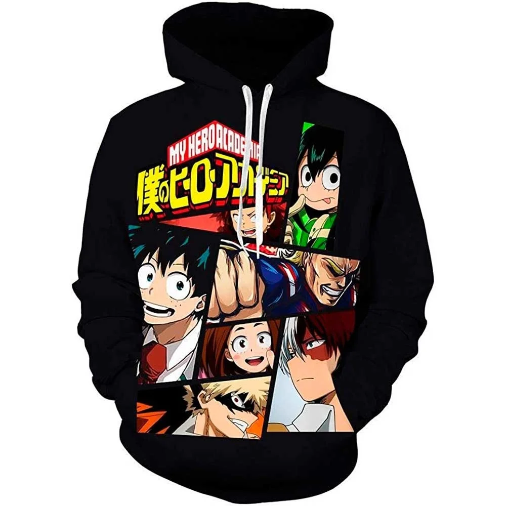 

Harajuku my hero 3D gym Hoodie, COSPLAY suit, fashion Menswear, 2020