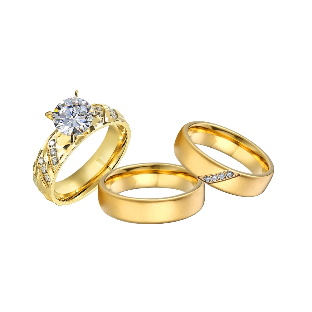 Красивые 24-каратные позолоченные ювелирные изделия из нержавеющей стали