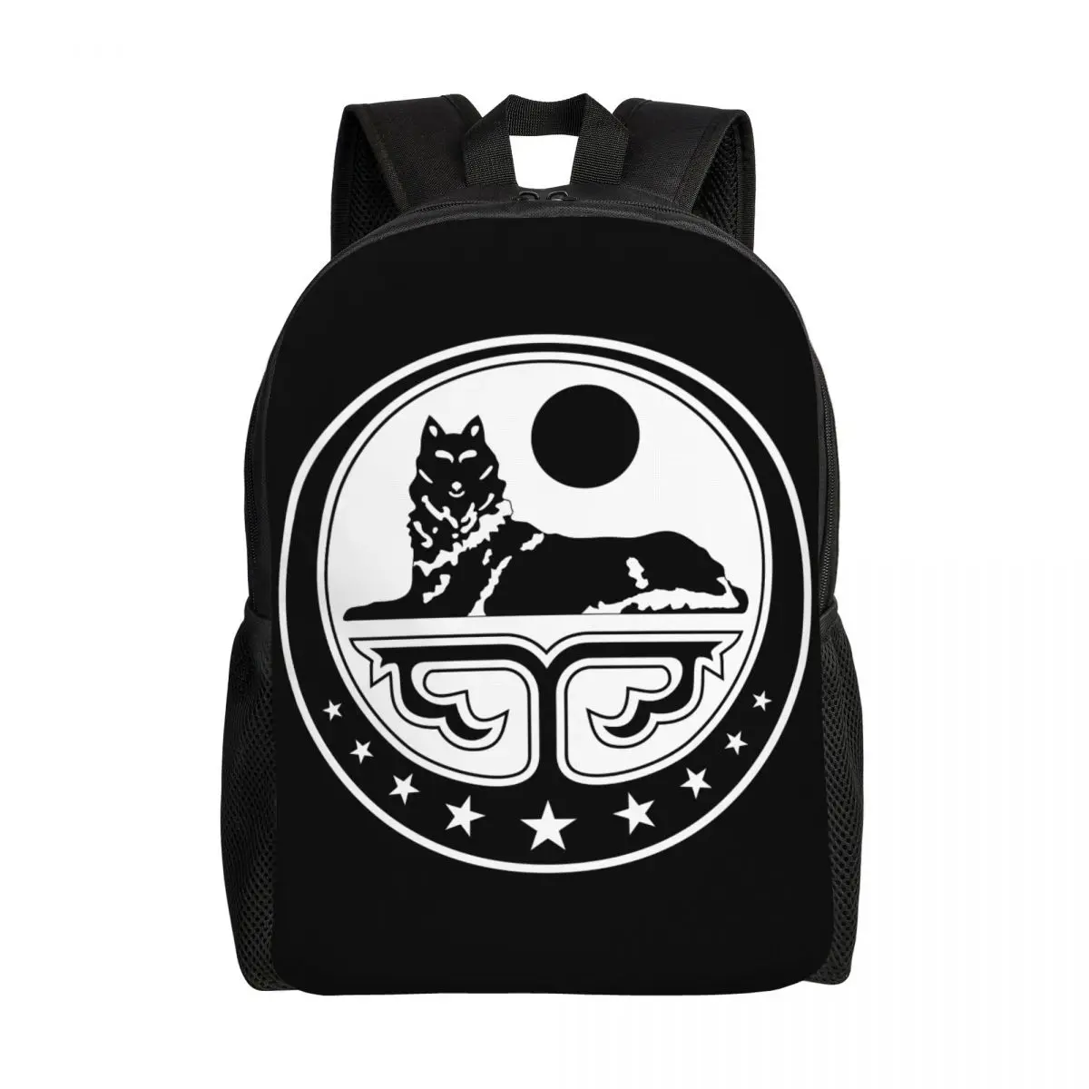 

Индивидуальные чеченые рюкзаки в виде герба оружия для женщин и мужчин, повседневные сумки для книг для школы и колледжа, чеченские сумки