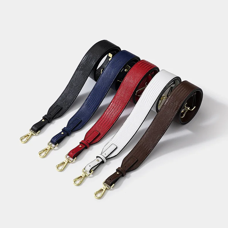 3.8cm Wide Shoulder Strap for Luxury Bag Adjustable Leather Bag Straps Fashion Bag Accessories Shoulder Crossbody Bag Belt Strap