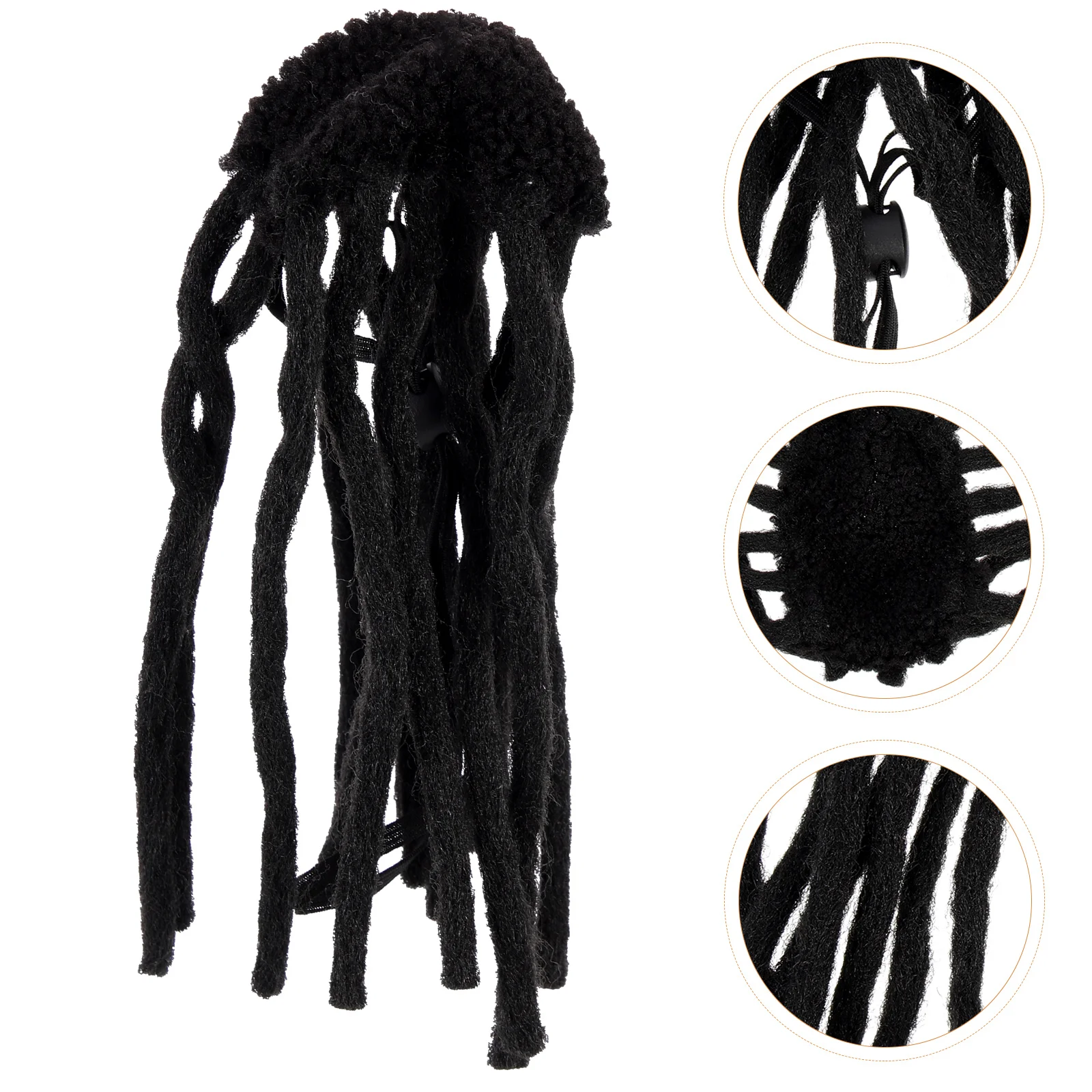 

Pet Dog Party Decors Puppy Outfits Props Polyester Funny Dreadlocks Halloween