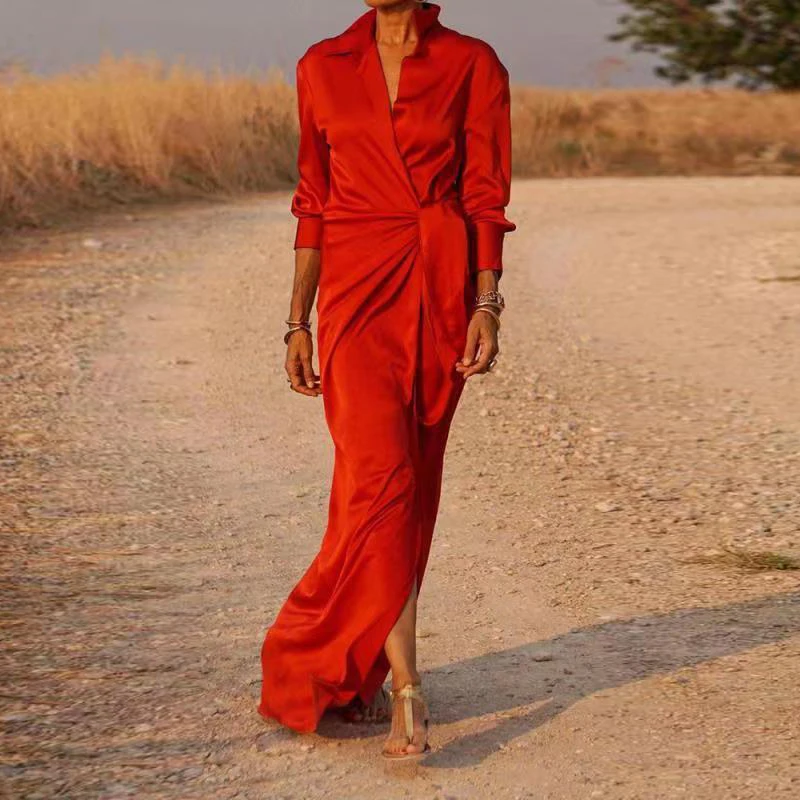 

Женское модное осенне-зимнее сексуальное платье с вырезом и длинным рукавом женское облегающее шикарное платье