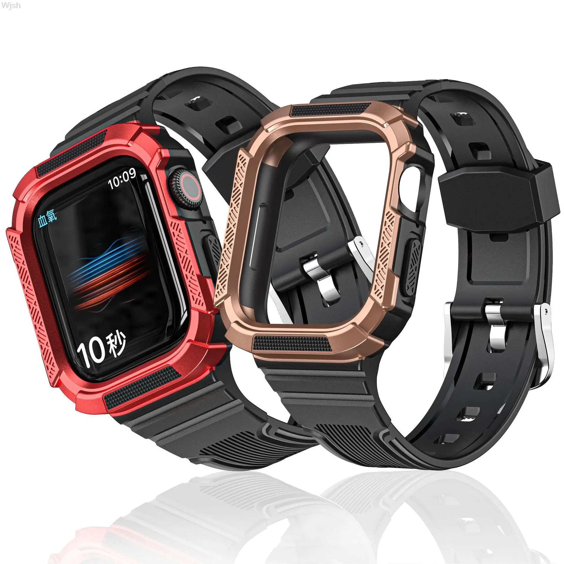 

Ремешок для часов, чехол для Apple Watch из ТПУ, ремешок для Apple Watch Series 7 6 5 4 3 SE 44 мм 40 мм 42 мм 45 мм, защитный чехол, браслет