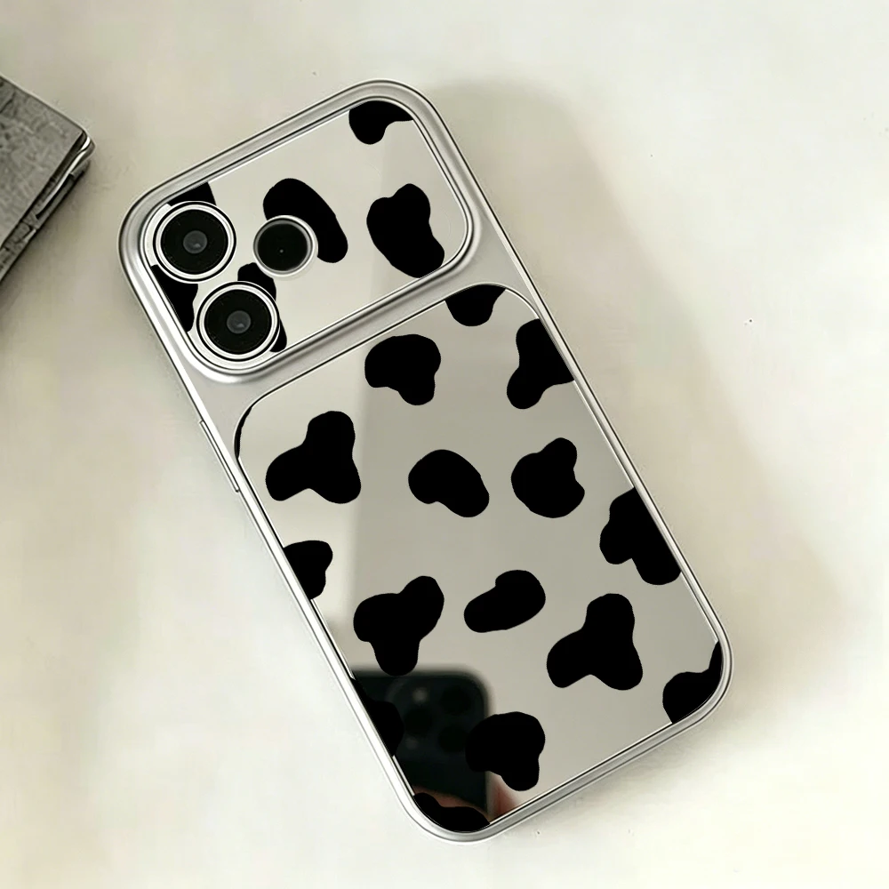 Фото Чехол для телефона с принтом коровы и зеркалом для макияжа для Honor 90 200 400 600 Magic 5 6 7 8 Lite Play 10 50 60 Pro Plus, мягкий чехол. №3