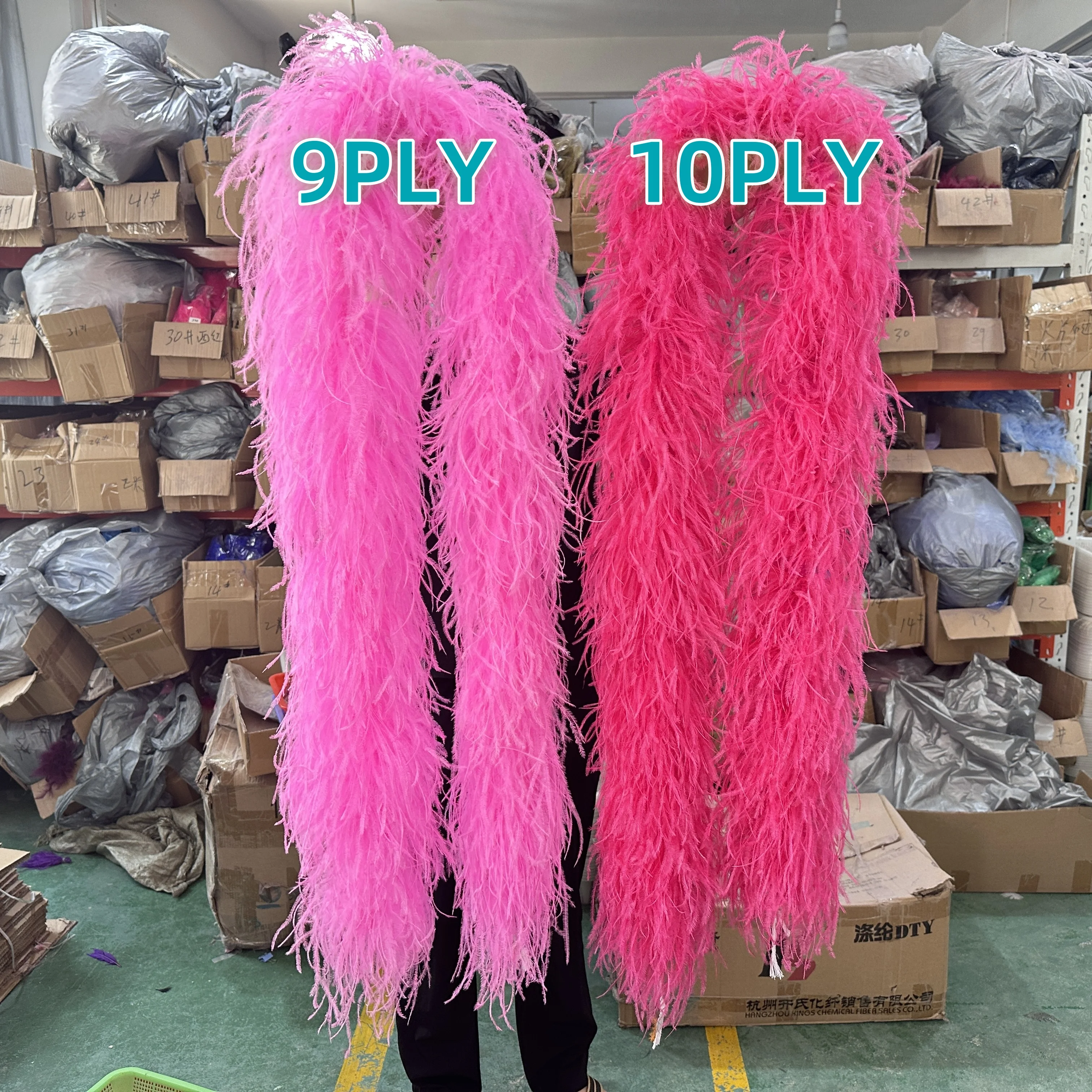 Разноцветные бриллианты 2 м, 6, 9, 10, 15, 20PLY, страусиный боа, пушистые перья, отделка для украшения свадебного платья, плюшевая шаль (art.: 3920c819a2ffd) - 3920c819a2ffd