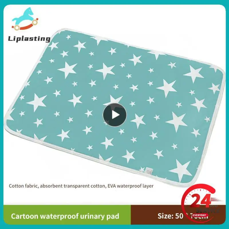 50*70 см детский коврик для пеленок портативный складной моющийся