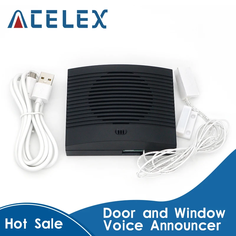 

Voice MP3 player door and window alarm welcome broadcast prompt sound with storage trigger playback chamber M0