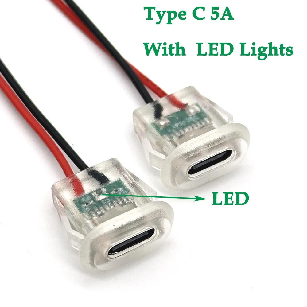 

Водонепроницаемый разъем USB Type C LAJQTAO 2PIN