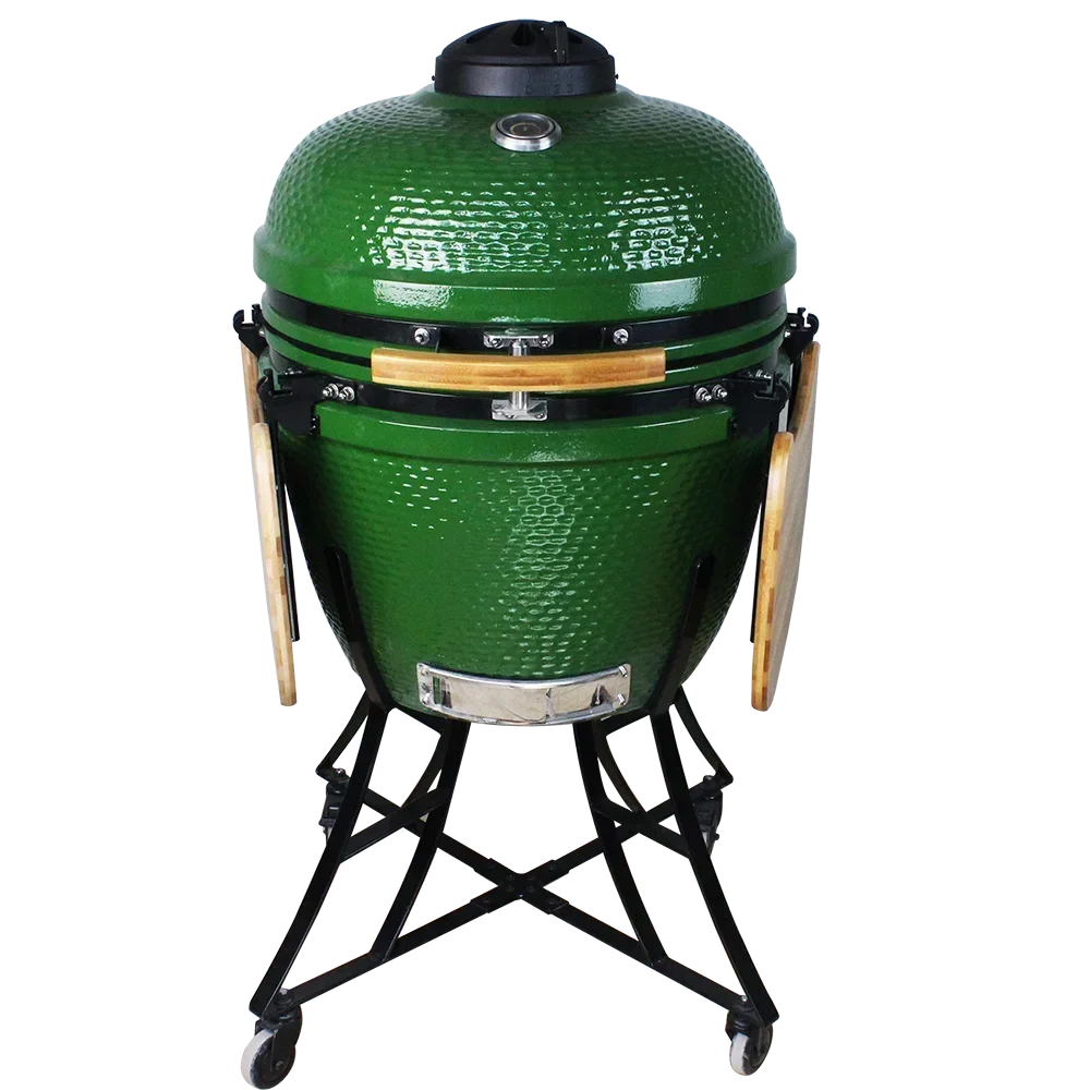 Auplex kamado гриль 24 большой угольный барбекю зеленый керамический огонь деревянное