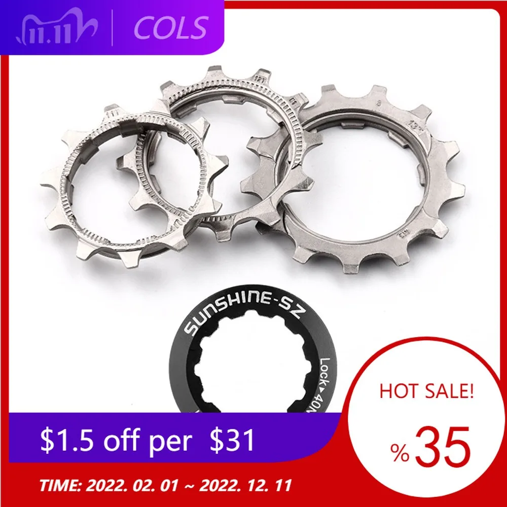 

1pc Mountain Bike Freewheel Road Mountain Bike Cassette Cog 8/9/10/11 Speed 11/12/13T Tooth Freewheel Part Bicycle Accessories