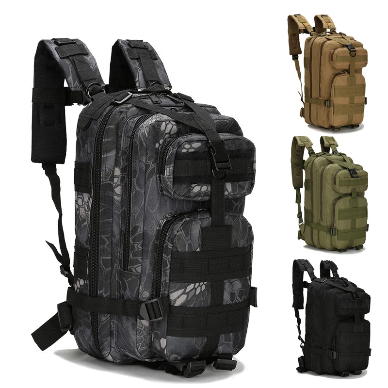 Men's 30-50L Military Tactical Backpack Waterproof Molle Hiking Backpack Sport Travel Bag Outdoor Trekking Camping Army Backpack