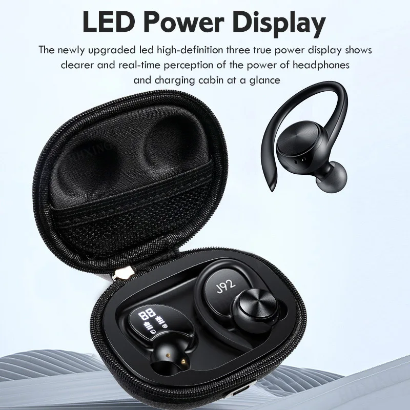 

Tws Audifonos Bluetooth Wireless Headphones Noise Reduction Stereo Hook Headsets Sport Earphone Case Fone De Ouvido Sem Fio Game