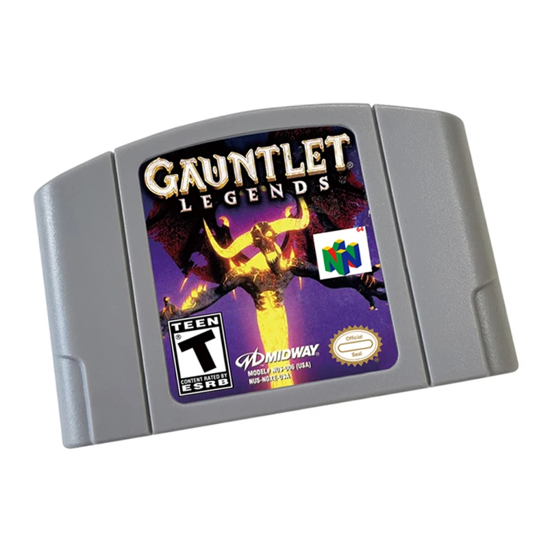 64-битный картридж Gauntlet Legends для игровой консоли N64