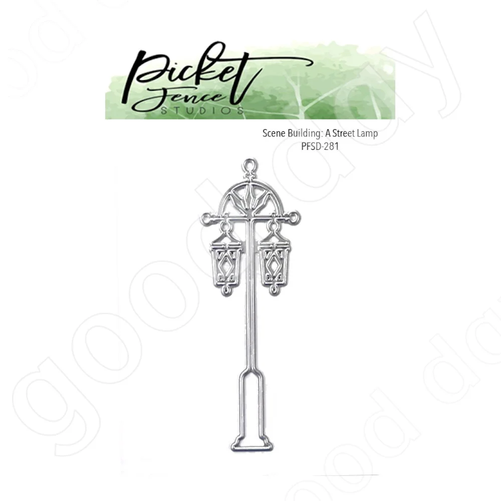 

Street Lamp Metal Cutting Dies Scrapbook Diary Decoration Embossing Template Diy Greeting Card Handmade Hot Sale New Arrival