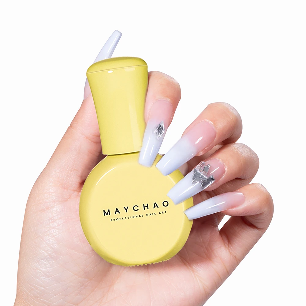 Гель-лак для ногтей полупрозрачный телесного цвета 10 мл