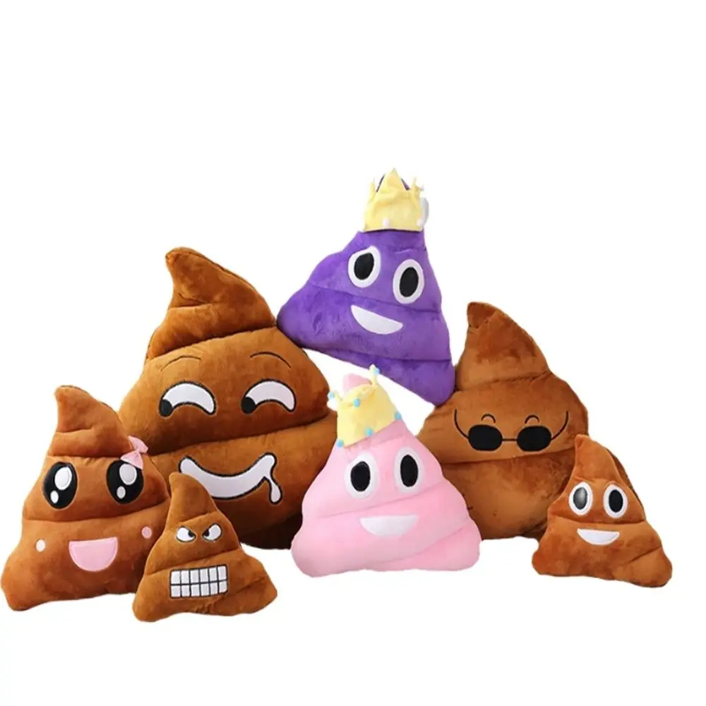 Many  Size Poo Expression Plush Toys Friends Funny  Freative Poo Funny Doll Send Friends Children Birthday Christmas Gift