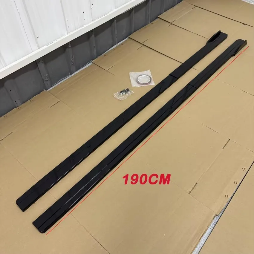 

Для Volkswagen Golf 8 MK8 GTI GTD Rline 2020-2023 MAX Стиль Автомобильный бампер Губа Боковая юбка Разделитель Диффузор Комплект кузова Глянцевый черный