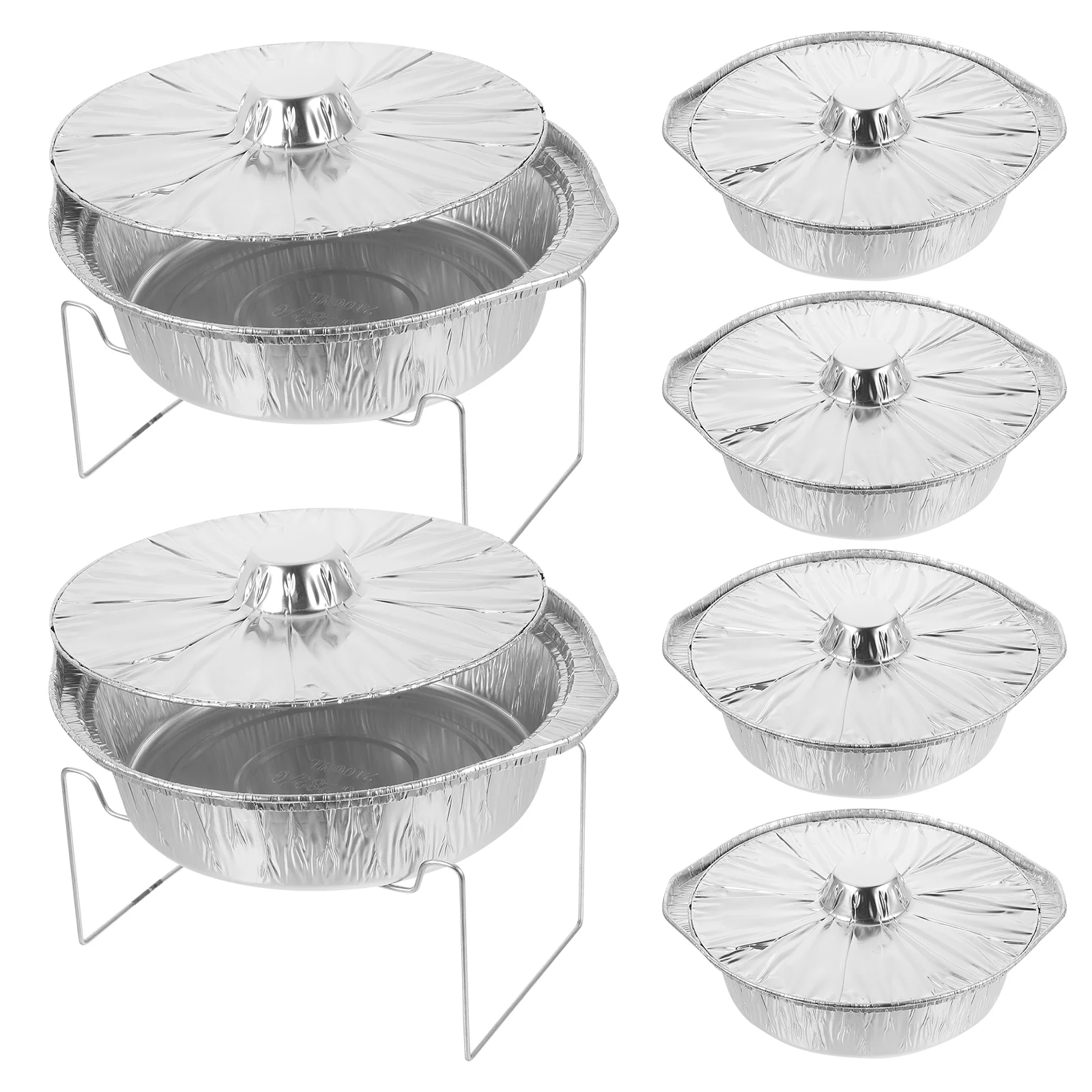 

Container Barbecue Accessories Disposable Baking Pans Tin Foil Food Storage Pot