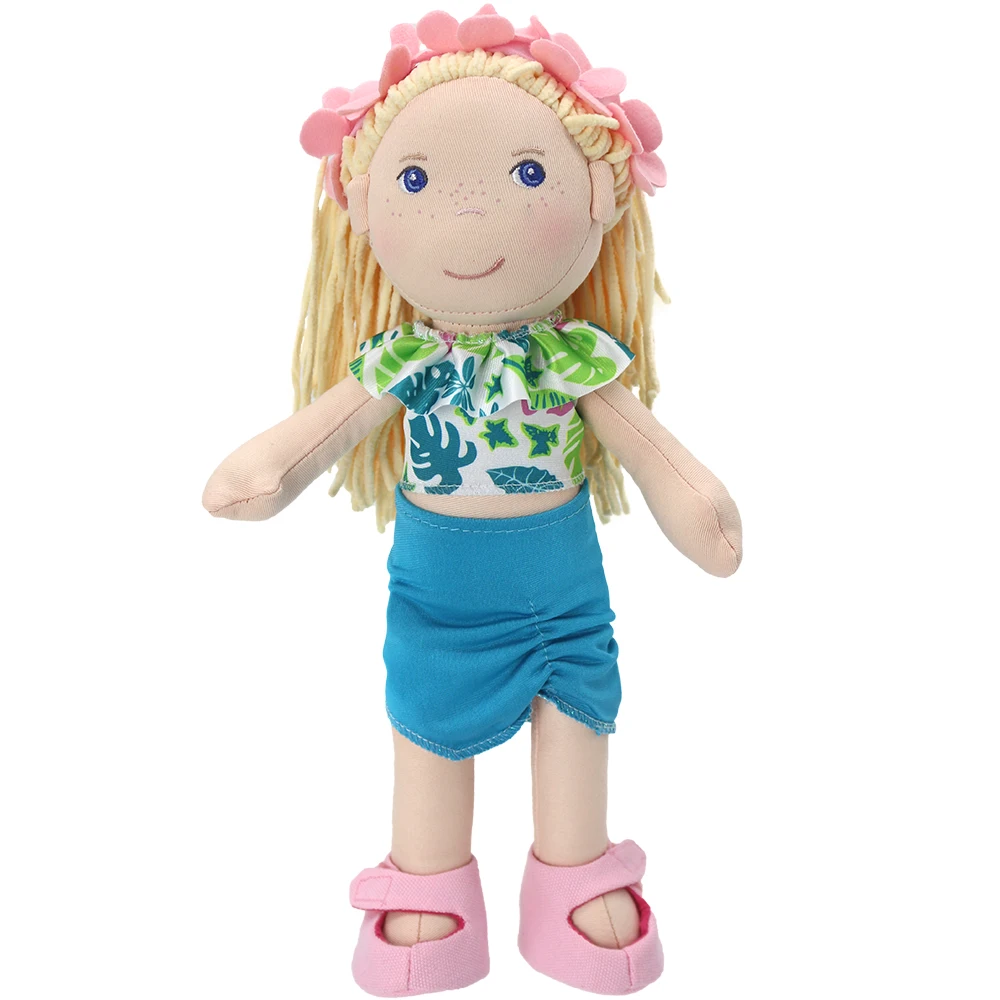 Для 14-дюймовой хлопковой куклы Hala Baby Doll летняя одежда наряды 14 5 кукла Камилла Ashlyn