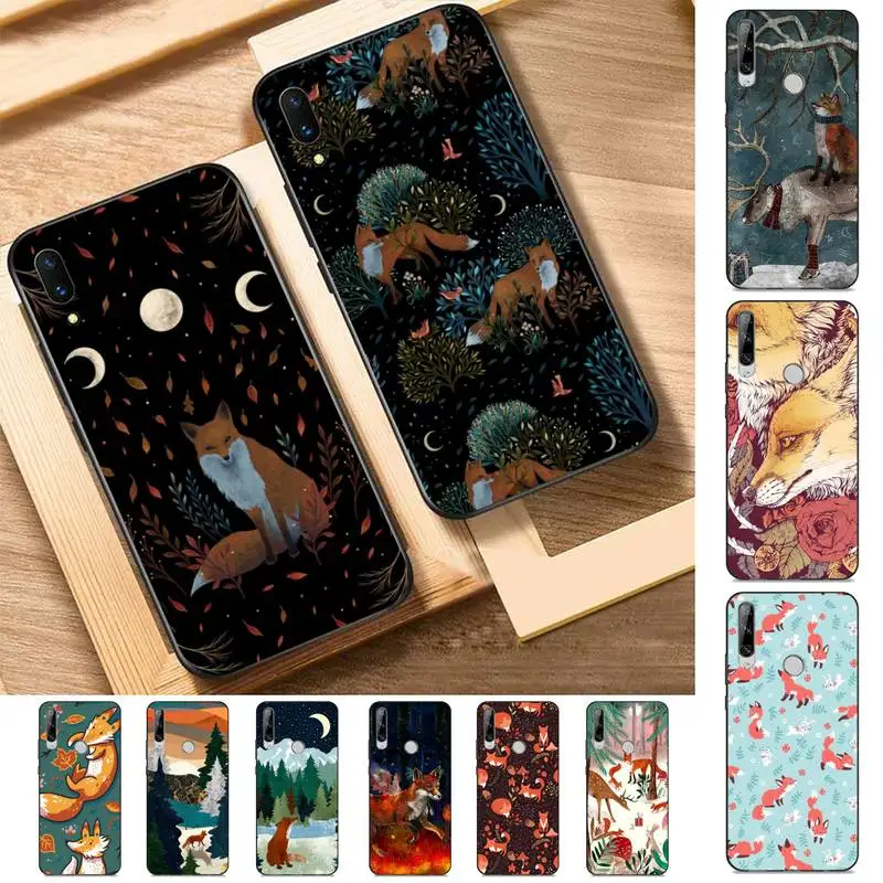 

Anime fox Phone Case for Huawei Y 6 9 7 5 8s prime 2019 2018 enjoy 7 plus