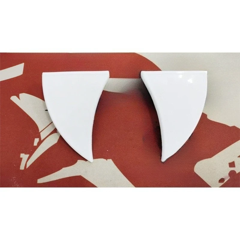 

2 шт., клыки для автомобиля на Хэллоуин, зубы вампира, украшение для номерного знака автомобиля, поделки, индивидуальное уникальное украшение для автомобиля