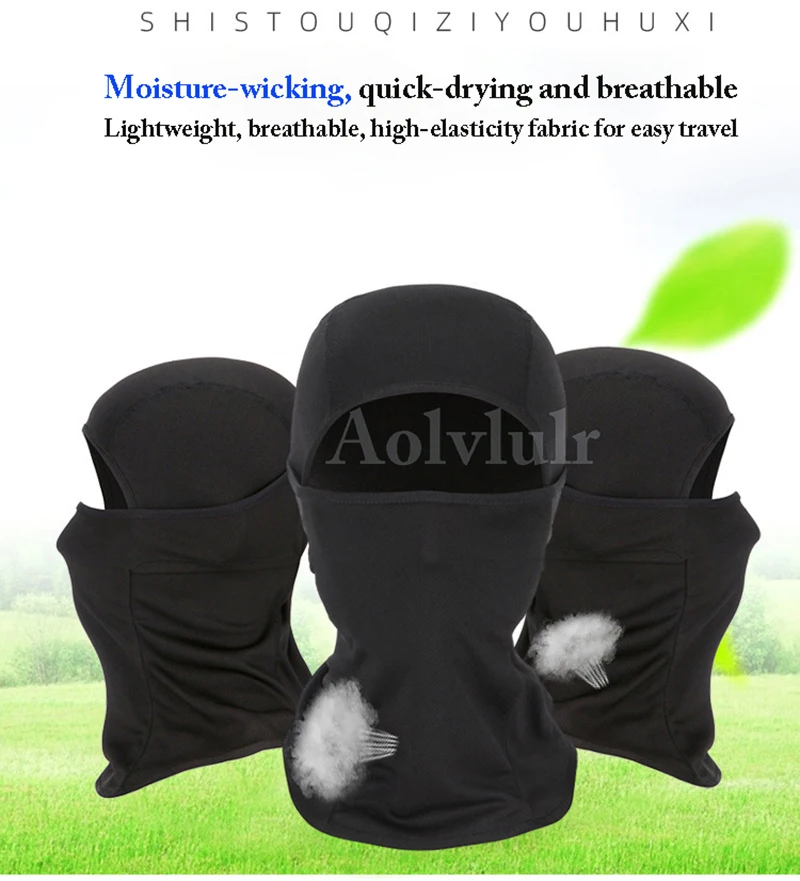 

Camouflage Full Face Scarf Electric Car Ski Cover Neck Head Warmer Tactical Soft Cap Helmet Liner Universal For All Seasons