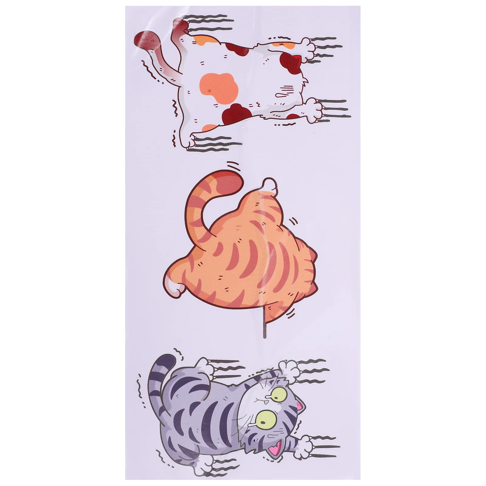 

3 Sheets Cat Car Decal Anime Car Sticker Car Window Sticker Side Body Sticker