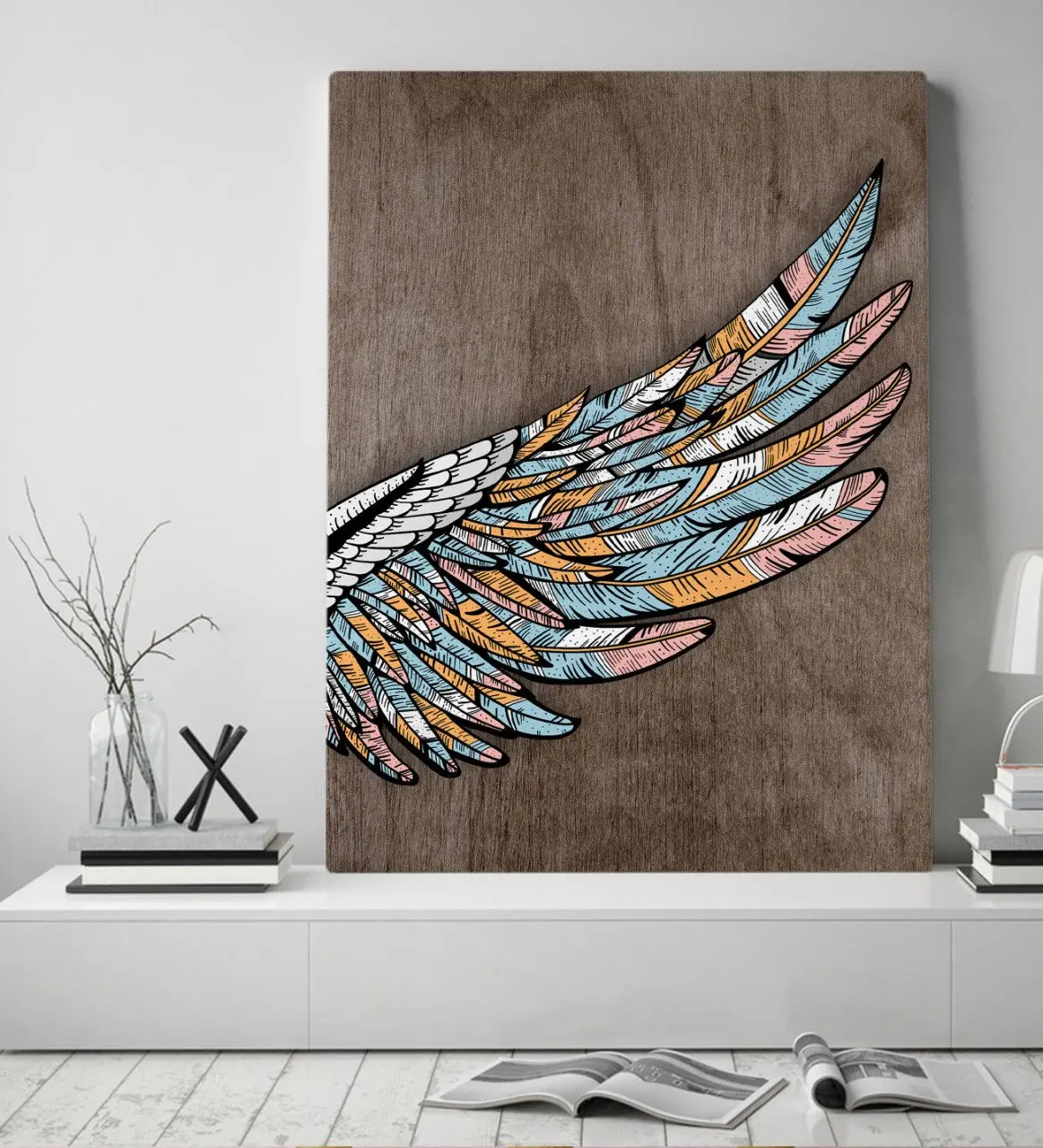 

Холщовый стол BK Home Wing Design 50x70 см-2