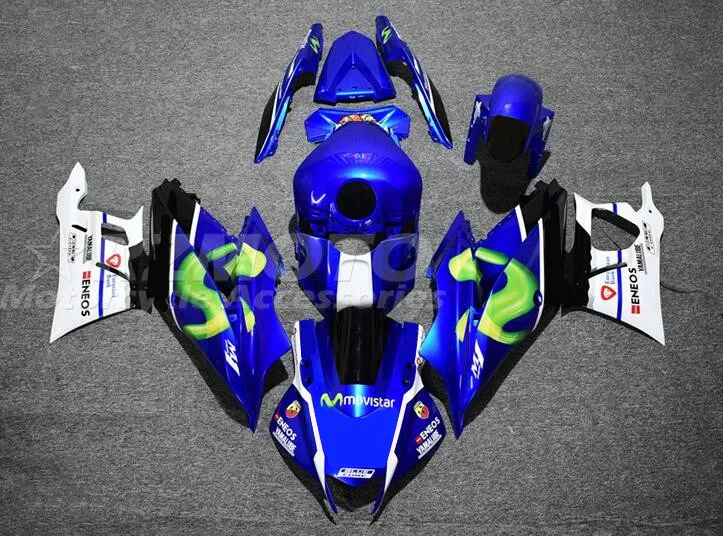 

New ABS Aftermarket Motorcycle Fairing kit Fit For YAMAHA R3 R25 2019 2020 2021 2022 19 20 21 22 Bodywork set Blue cool