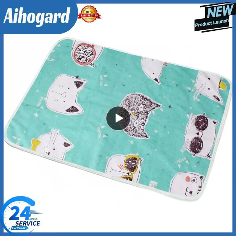 

1PCS Washable Pet Pee Pad Pet Diaper Mat Reusable Mats for Dogs Dog Bed Urine Washable Dog Training Pad Four Seasons Pet Mat