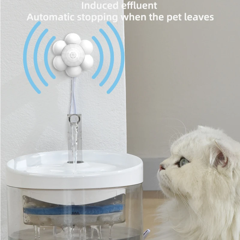 

Cat Automatic Feeders Accessories Cat Water Fountain Intelligent Sensor USB Pet Water Dispenser Fountain Switch Power Switch