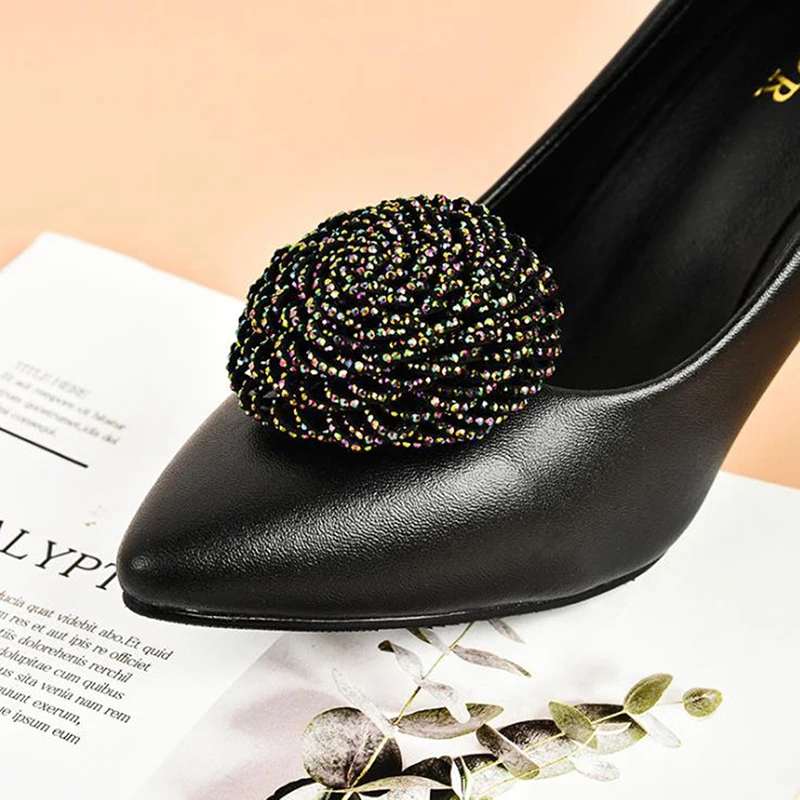 

1PCS Charm DIY Elegant Women Rhinestone Shoe Clip Shoe Shoes Decoration Accessories Shoe Charms Jewelry