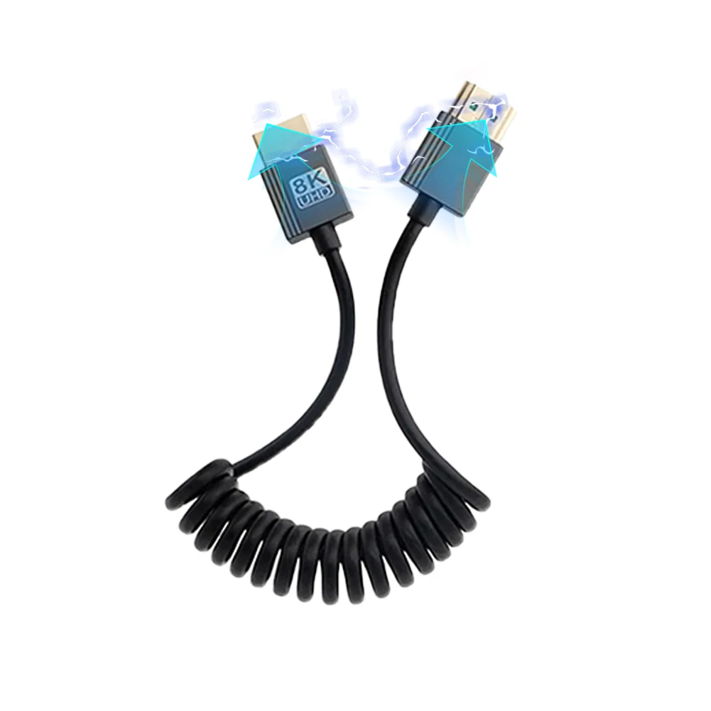 8K Extreme Thin HDMI-совместимый кабель 2.1 при 60 Гц 4K 120 удлинительный с кабелем Mini/Micro HD