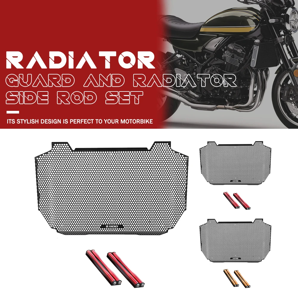 

For Kawasaki Z900RS Z900 RS Z 900RS SE Performance 2021 2022 2023 Radiator Grille Guard Radiator Side Rod Set Motorcycle Parts