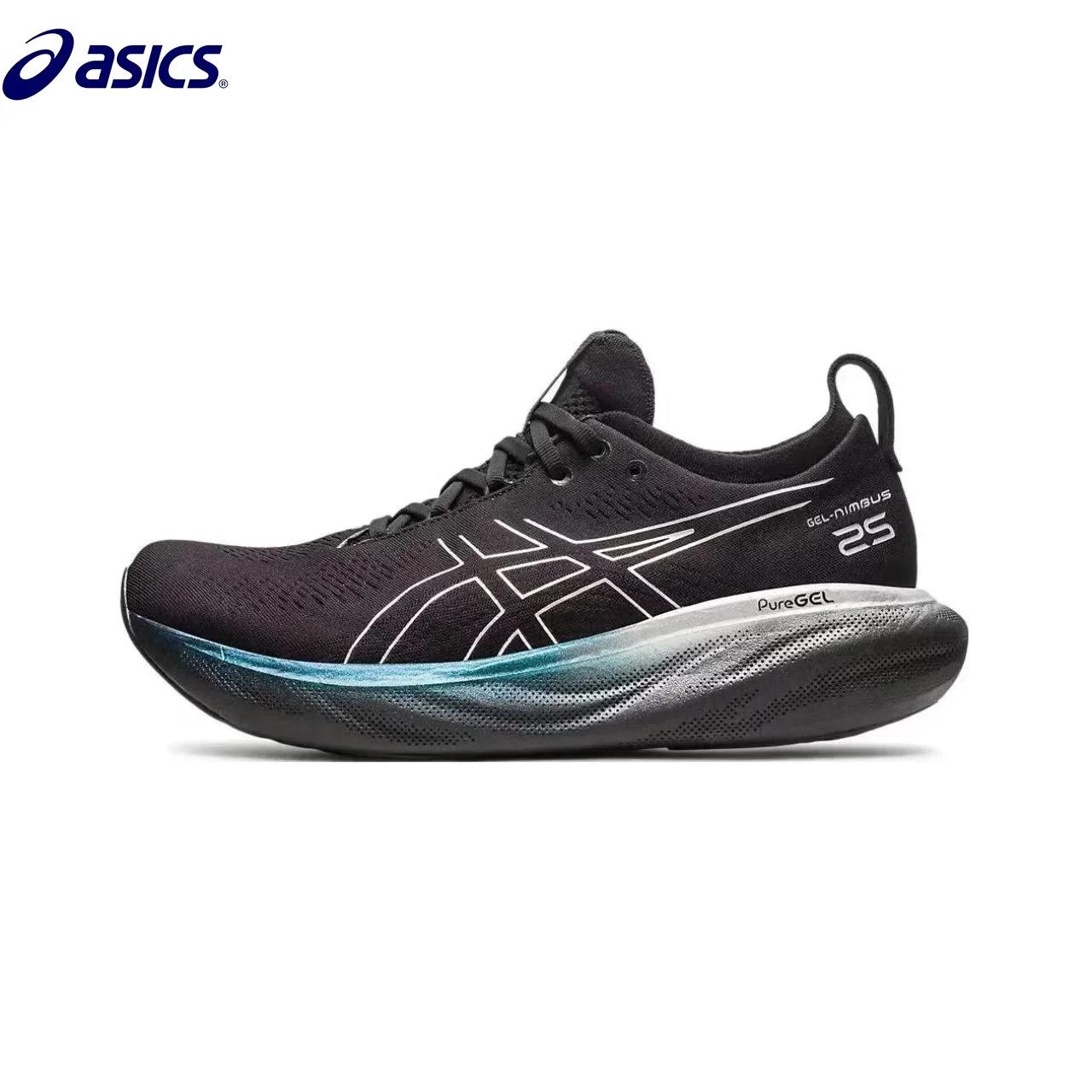 Оригинальные кроссовки Asics Nimbus 25 мужские с низким верхом противоскользящая