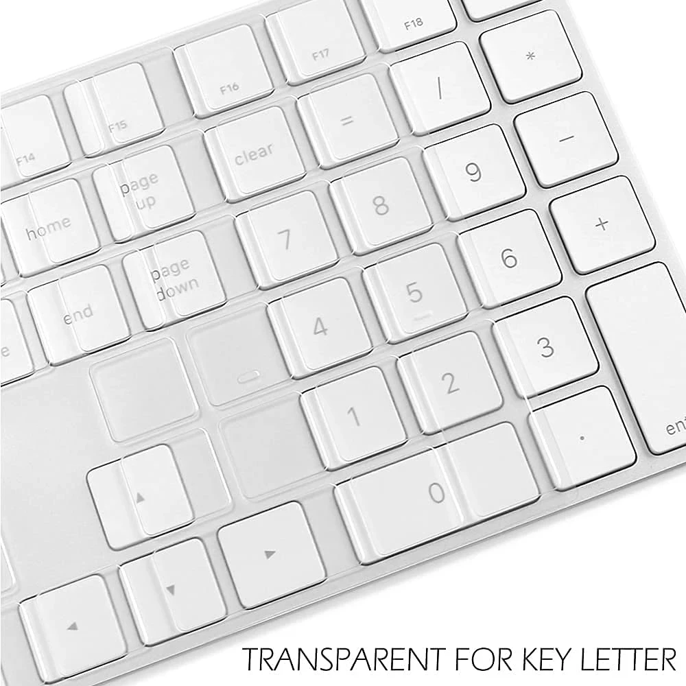 Силиконовый чехол для клавиатуры 2021 Apple iMac 24 дюйма M1 чип Волшебная Клавиатура США