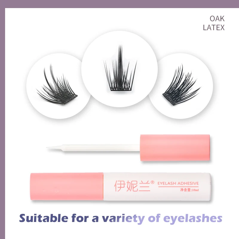 FinyDreamy Eyelash Extension Glue For DIY Cluster Lashes Self Application Fast Dry Strong False Eyelash Strip Lashes Adhesive images - 6