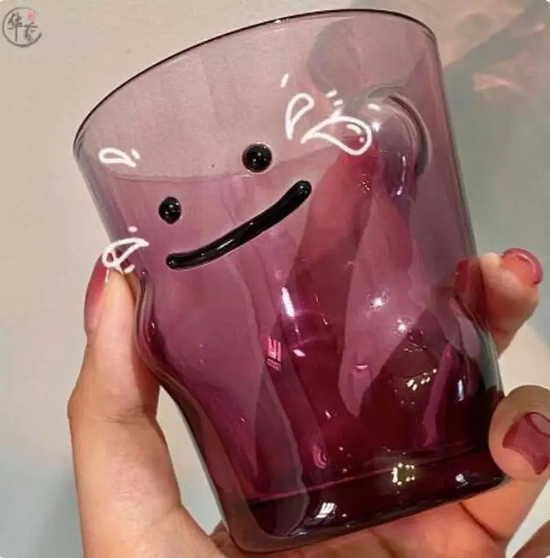 

2023 Покемон Ditto стеклянная чашка аниме фоточашки для чая чашки для воды кружка для молока фруктовый сок пивная чашка подарок для детей