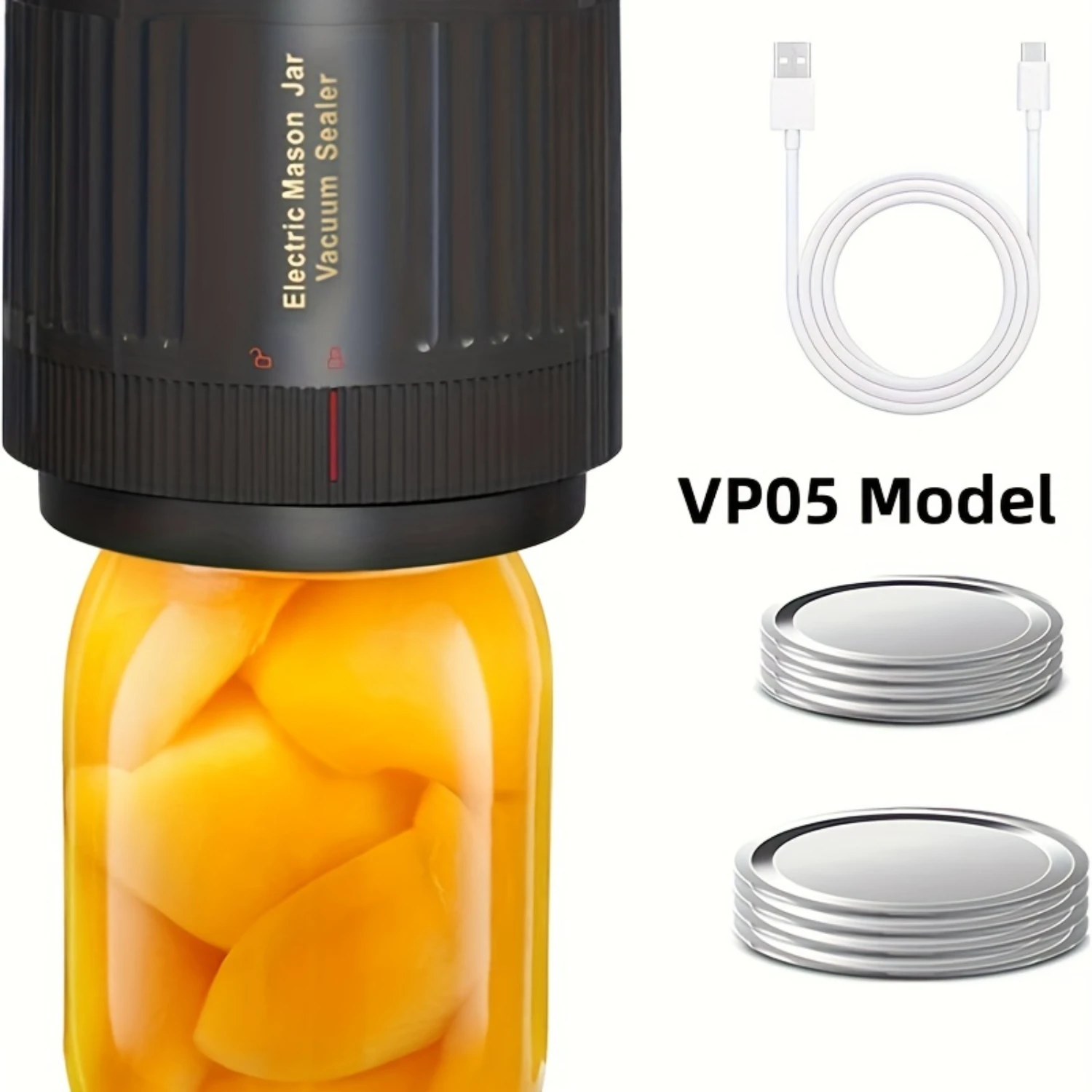 1 шт. вакуумный упаковщик для банок Mason комплект беспроводного вакуумного