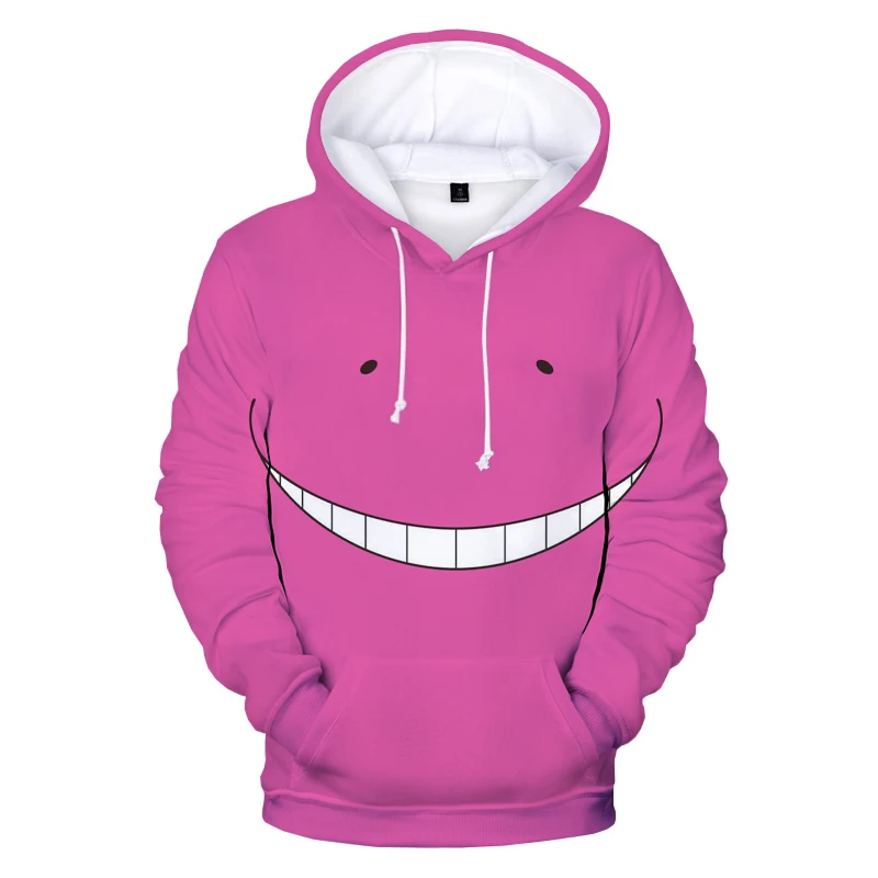 

2021 Assassination Classroom Hoodie Koro Sensei 3D Hoodies Boys/Girls Cute Pullover Japanese Anime Sweatshir 100-4XL Oversized