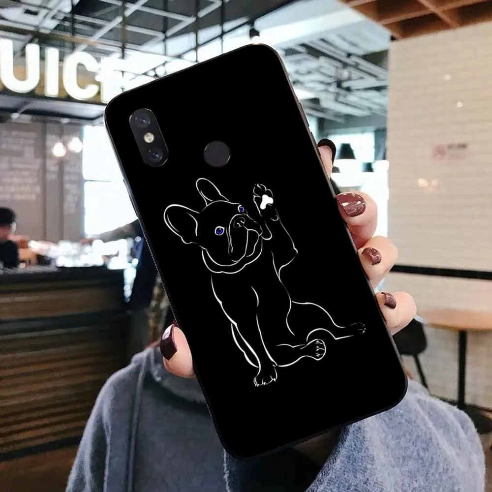 Чехол для телефона с французским бульдогом Xiaomi Mi 5X 8 9 10 11 12 lite pro 10T PocoX3pro PocoM3 Note