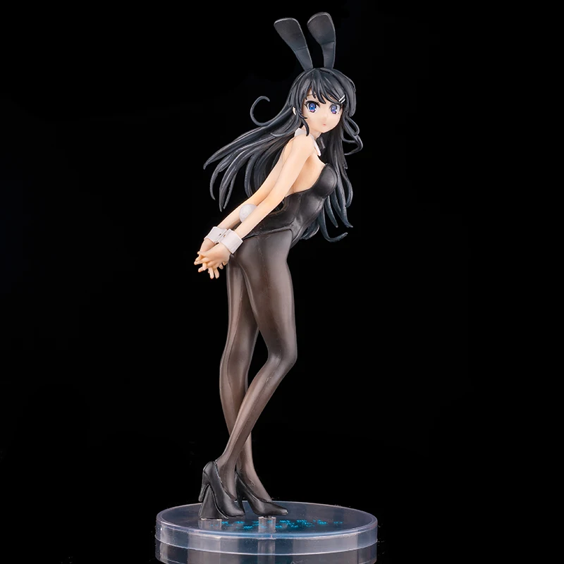 

Фигурки героев аниме Rascal Not Dream of Bunny Girl Senpai Sakurajima Mai, привлекательная девушка, Фигурка кролика, украшения из ПВХ