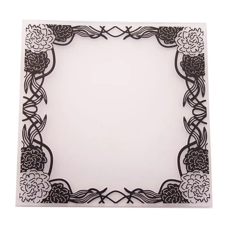15x15 См Пластиковая Папка Для Тиснения Diy Штамповка Высечка Tarraen Скрапбукинга